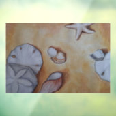 シーショアでの貝殻 ウィンドウサイン (シート3)