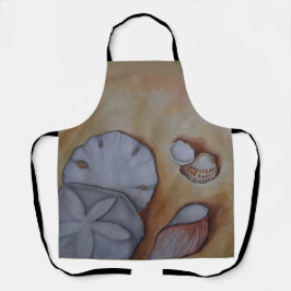 シーショアでの貝殻 エプロン