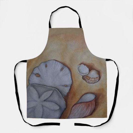 シーショアでの貝殻 エプロン (正面)