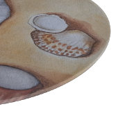 シーショアでの貝殻 カッティングボード (角)