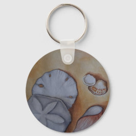 シーショアでの貝殻 キーホルダー