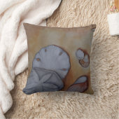 シーショアでの貝殻 クッション (ブランケット)