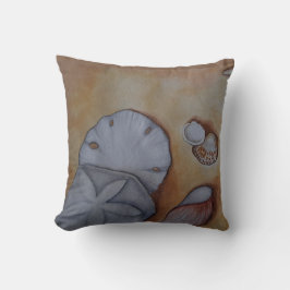 シーショアでの貝殻 クッション