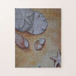 シーショアでの貝殻 ジグソーパズル