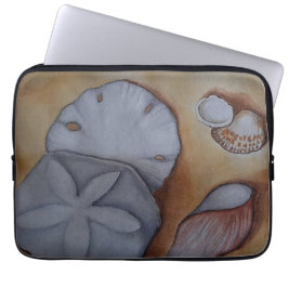 シーショアでの貝殻 ラップトップスリーブ