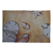 シーショアでの貝殻 枕カバー (裏面)