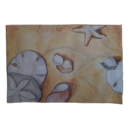 シーショアでの貝殻 枕カバー