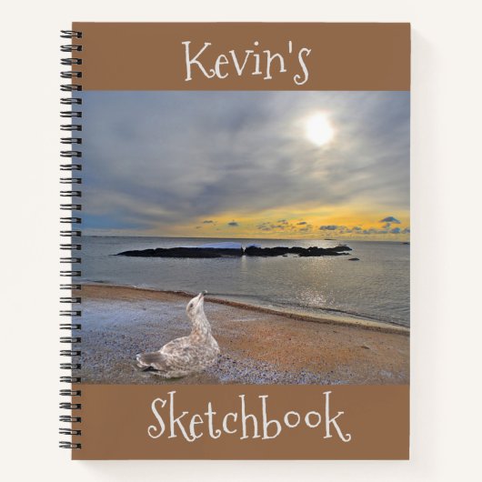 シーショアのスケッチブック ノートブック (正面)