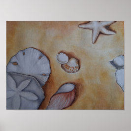 シーショアの貝殻 ポスター