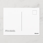 シーショアへの反射 ポストカード (裏面)