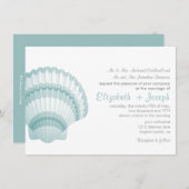 シーショアエレガンス結婚式招待状 招待状 (正面/裏面)