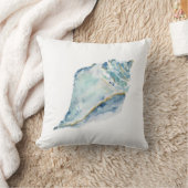 シーショアシェル装飾用クッション クッション (ブランケット)