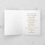 シーショアスター結婚式招待状 招待状 (内部)