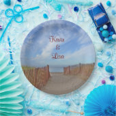 シーショアテーマ結婚ズ ペーパープレート (パーティー)