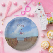 シーショアテーマ結婚ズ ペーパープレート (パーティー)