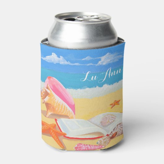シーショアパーソナライズされたクーラーボックス 缶クーラー (缶正面)
