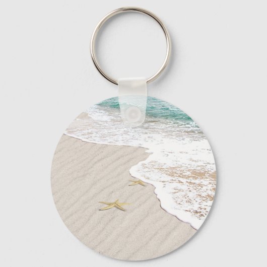 シーショアヒトデとビーチハート キーホルダー (裏面)