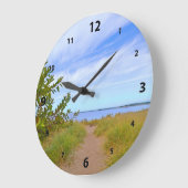 シーショアビーチウォールクロック ラージ壁時計 (傾斜)