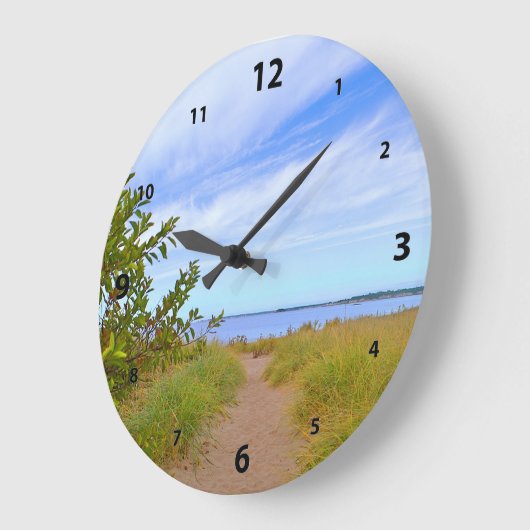シーショアビーチウォールクロック ラージ壁時計 (傾斜)