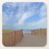 シーショアビーチパーティーコースター スクエアペーパーコースター (正面)