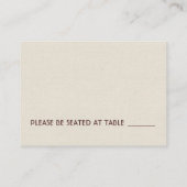 シーショアビーチ結婚式座席表 プレイスカード (裏面)