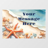 シーショアブリスビーチパーティー ウィンドウサイン (シート)