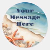 シーショアブリスビーチパーティー ラウンドシール (正面)