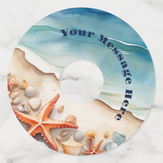 シーショアブリスビーチパーティー ワイングラスタグ (裏面)