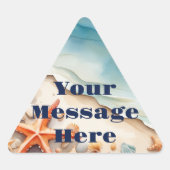 シーショアブリスビーチパーティー 三角形シール (正面)