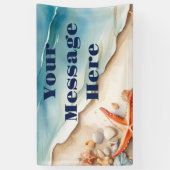 シーショアブリスビーチパーティー 横断幕 (縦)