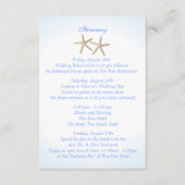 シーショアブルーアジサイ結婚ズの皮下植物 エンクロージャーカード (正面)