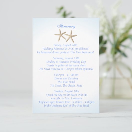 シーショアブルーアジサイ結婚ズの皮下植物 エンクロージャーカード (スタンド正面)