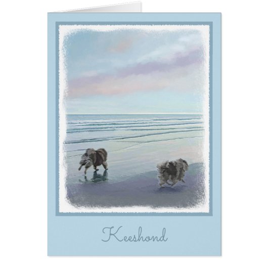 シーショア絵画の犬の芸術でケソーン (正面)