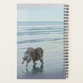 シーショア絵画の犬の芸術でケソーン プランナー手帳 (裏面)