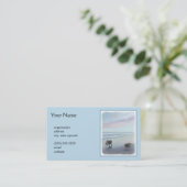 シーショア絵画の犬の芸術でケソーン 名刺 (スタンド正面)