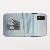シーショア絵画の犬の芸術でケソーン Case-Mate iPhoneケース (裏面(横))