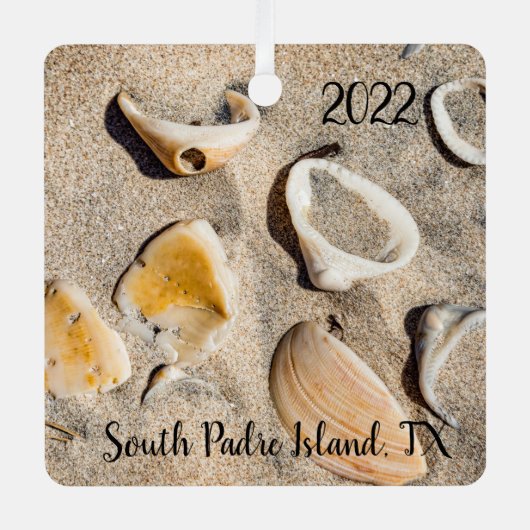 シーショア貝 メタルオーナメント (正面)