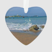 シーショア・デジタルの波が打ち上げ絵を描る オーナメント (裏面)