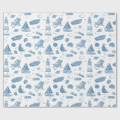 シーショア ラッピングペーパー (フラット)