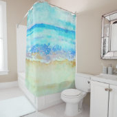 *~*シーショアAR7ビーチ波航海のサーフビーチ シャワーカーテン (インサイチュ)