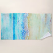 *~*シーショアAR7ビーチ波航海のサーフビーチ ビーチタオル (正面)