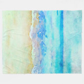 *~*シーショアAR7ビーチ波航海のサーフビーチ フリースブランケット (正面(横))