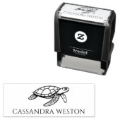 シーシンプルタエレガントル・ミニマル名#4-8 セルフインキングスタンプ (インサイチュ)