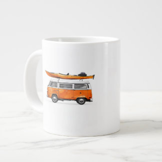 シーシーカヤックマグに乗っている ジャンボコーヒーマグカップ