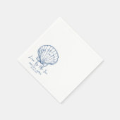 シーシーシーシェルの手で描いた愛結婚情 スタンダードカクテルナプキン (角)