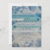 シーシ素朴ェルズシー海ビーチリハーサルディナー 招待状 (正面)