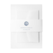 シーシ素朴ェルズマリン海ビーチ結婚式 招待状ベリーバンド (正面例)