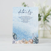 シーシ素朴ェル海シーサマービーチ結婚式 エンクロージャーカード (スタンド正面)