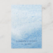 シーシ素朴ェル海シーサマービーチ結婚式 エンクロージャーカード (裏面)