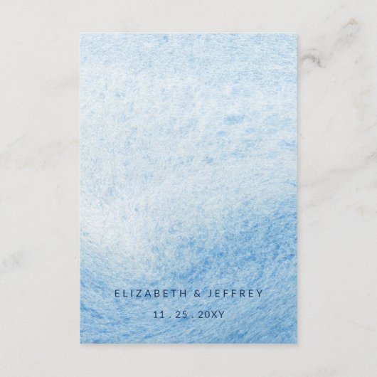 シーシ素朴ェル海シーサマービーチ結婚式 エンクロージャーカード (裏面)